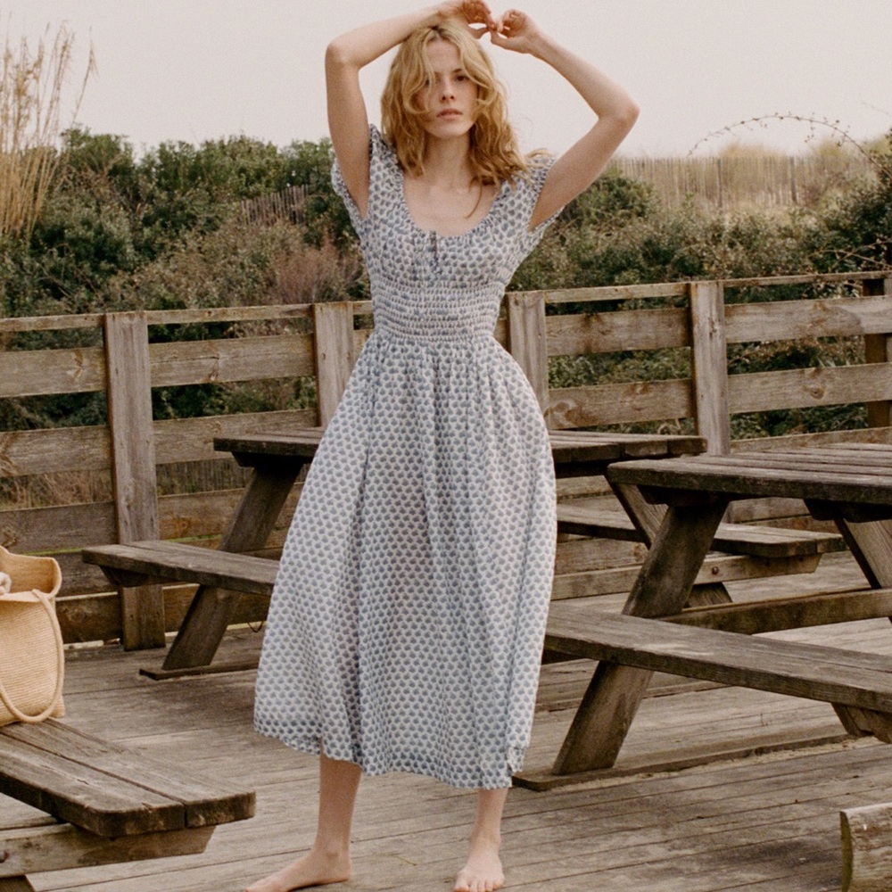DÔEN Quinn Dress in Dahlia Ditsy - NWOT - Picture 5 of 9